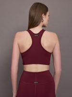Instinct Longline Bra - Burgundy - Image 6