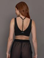 Odyssey Longline Bra - Black - Image 5