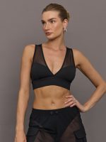 Solstice Longline Bra - Black