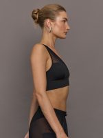 Solstice Longline Bra - Black - Image 5