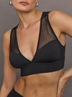 Solstice Longline Bra - Black - Image 4