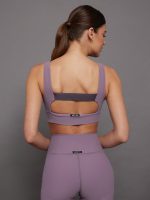 Volta Longline Bra - Lavender - Image 3