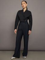 Volta Wrap Jacket - Black - Image 7