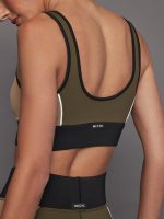 Wander Longline Bra - Safari - Image 5