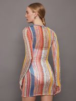Long Sleeve T Shirt - Red / Blue Space - Image 6