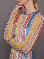 Long Sleeve T Shirt - Red / Blue Space - Image 7