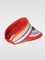 Straw Visor - Multi Fondo Bianco - Image 3