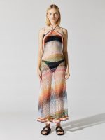 Long Sleeveless Cover Up - Bv00A2 Multi Shade Mesh