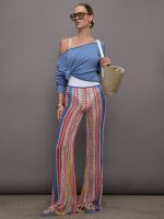 Trousers - Red / Blue Space - Image 3