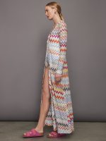 Long Cover Up - Multi w/ White Base - Image 4