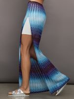 Long Skirt - Multi Blue - Image 4