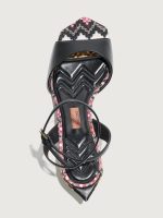 Sicilia Leather - Black Leather/ Raschel Wave - Image 3