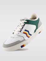 Missoni Basket 90' Stripes Low - White/Green - Image 7
