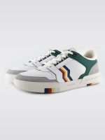 Missoni Basket 90' Stripes Low - White/Green - Image 3