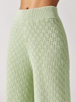Cable Trousers - Sage - Image 5
