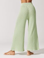Cable Trousers - Sage - Image 4