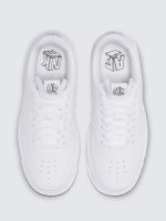 Nike Air Force 1 Pixel Sneaker - White-White-Black-Sail - Image 5