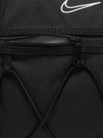 Nike One Club Gym Bag - Black/Black/White - Image 5