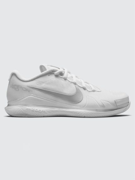 NikeCourt Air Zoom Vapor Pro - White/Metallic Silver