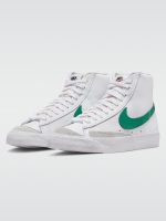 Nike Blazer Mid '77 Vintage - White-Malachite-White-Black - Image 3