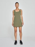 Nike Bliss Luxe Dress - Medium Olive/Clear - Image 3