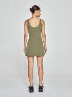 Nike Bliss Luxe Dress - Medium Olive/Clear - Image 5