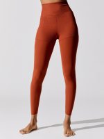 Nike Yoga Luxe Layered 7/8 Tight - Rugged-Orange-Light-Sienna - Image 5