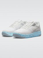Air Force 1 Crater Flyknit Sneaker - White-White-Pure Platinum - Image 3