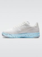 Air Force 1 Crater Flyknit Sneaker - White-White-Pure Platinum - Image 6