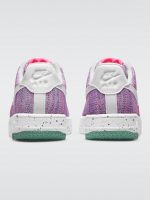 Air Force 1 Crater Flyknit Sneaker - Fuchsia Glow-White-Pink Blast-Green Glow - Image 4