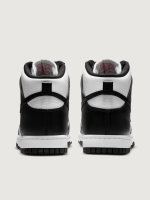 Nike Dunk High - WHITE/BLACK-UNIVERSITY RED - Image 9