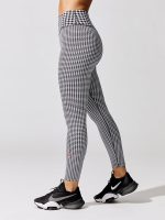 One Dri-fit Icon Clash Mid-rise Printed 7/8 Tight - White-Black-Chile Red - Image 6