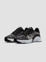 Nike SuperRep Go 3 Flyknit "Next Nature" - Black/Metallic Silver-White - Image 3