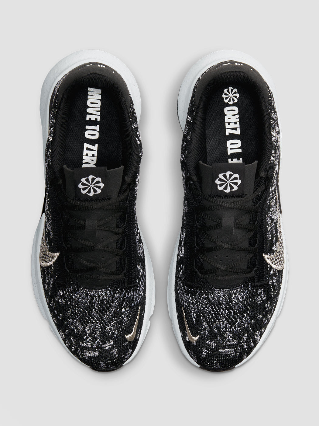 Nike SuperRep Go 3 Flyknit "Next Nature" - Black/Metallic Silver-White - Image 4