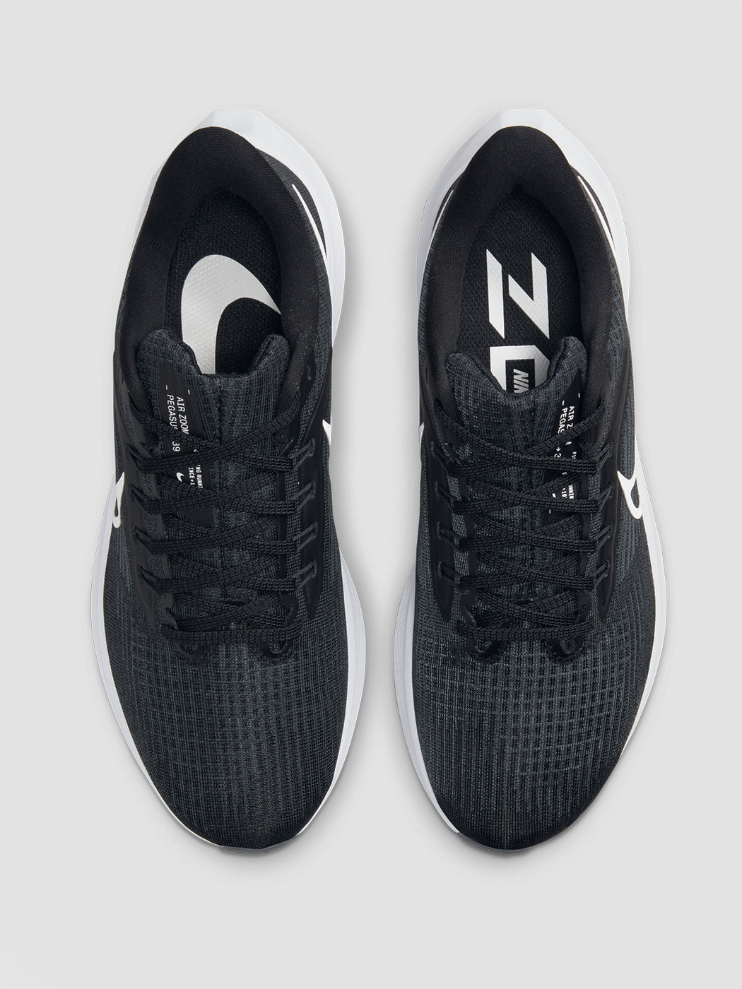 Nike Pegasus 39 - Black/White-Dk Smoke Grey - Image 3