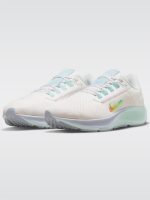 Nike Air Zoom Pegasus 38 Premium Sneaker - Summit White-Volt-Black-Aura - Image 4