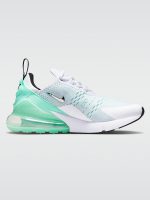 Nike Air Max 270 - White-Metallic Silver-Mint Foam - Image 3