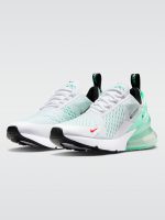 Nike Air Max 270 - White-Metallic Silver-Mint Foam - Image 4