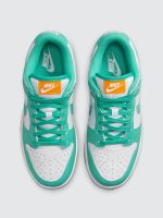 W NIKE DUNK LOW - White/Washed Teal-Kumquat - Image 3