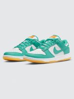W NIKE DUNK LOW - White/Washed Teal-Kumquat - Image 4
