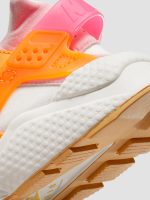 WMNS NIKE HUARACHE - Summit White/Hyper Pink-Solar Flare - Image 7
