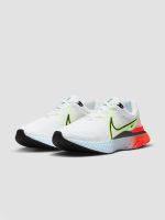 W NIKE REACT INFINITY RUN FK 3 - White/Black-Volt-Bright Crimson - Image 3