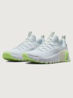 Nike Free Metcon 6 - White/Metallic Silver/Barely Volt/Sail - Image 8