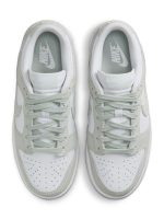 W NIKE DUNK LOW - WHITE/LIGHT SILVER - Image 5