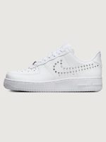 Wmns Air Force 1 '07 - White/Chrome-Metallic Silver - Image 6