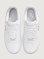 Wmns Air Force 1 '07 - White/Chrome-Metallic Silver - Image 8