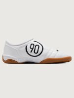 Womens Nike T90 - White/Black-White-Metallic Gold - Image 9