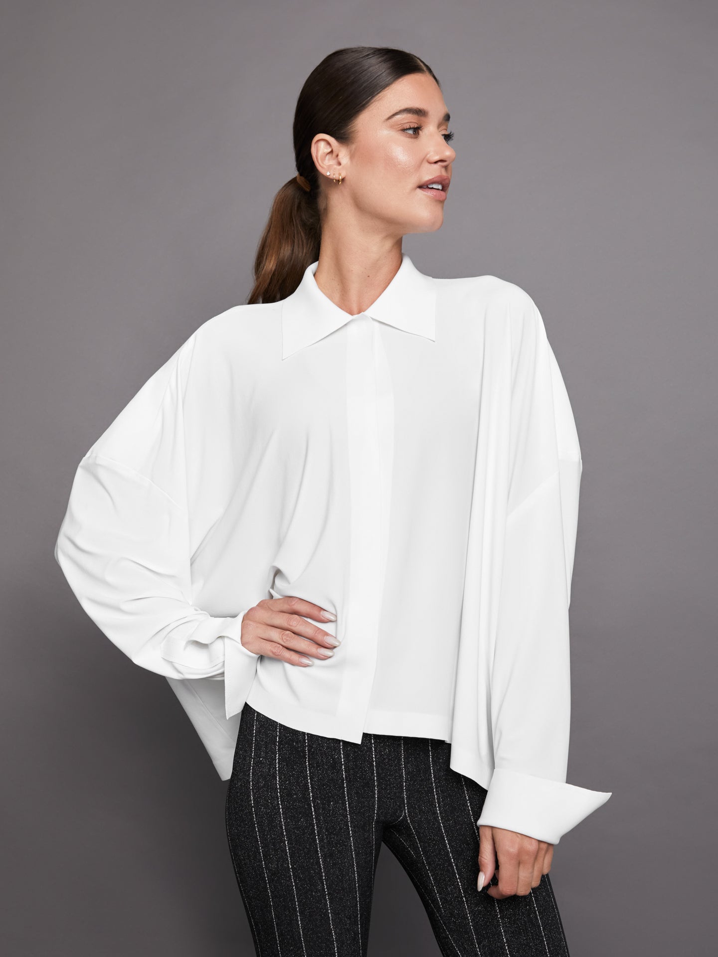 NORMA-KK2236PLA05944-WHTWHI-1986-Shirt-color-Snow-White_2907 1986 Shirt - Snow White - Image 1