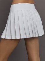 Pleated Pickleball Skirt - Snow White - Image 6