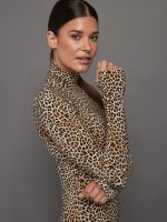Slim Fit Long Sleeve Turtle Top - BB Leopard - Image 9